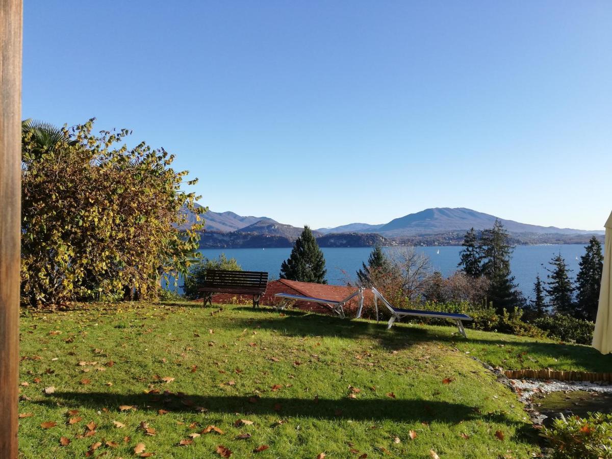 Romantica Casetta Nel Verde Con Vista Sul Lago Belgirate Kültér fotó