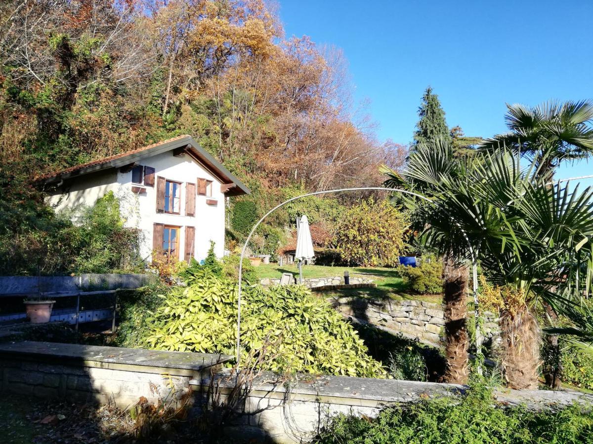 Romantica Casetta Nel Verde Con Vista Sul Lago Belgirate Kültér fotó